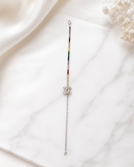 Silver Colored Chanel Bracelet